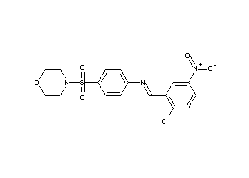 N-(2-chloro-5-nitrobenzylidene)-4-(4-morpholinylsulfonyl)aniline - Click Image to Close