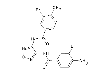 N,N'-1,2,5-oxadiazole-3,4-diylbis(3-bromo-4-methylbenzamide)