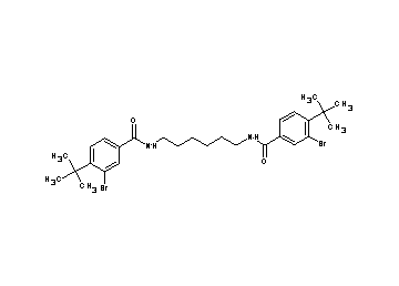 N,N'-1,6-hexanediylbis(3-bromo-4-tert-butylbenzamide)