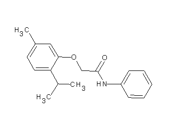 2-(2-isopropyl-5-methylphenoxy)-N-phenylacetamide - Click Image to Close