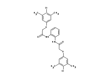 N,N'-1,2-phenylenebis[2-(4-chloro-3,5-dimethylphenoxy)acetamide]