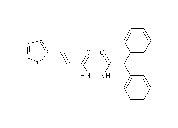 N'-(diphenylacetyl)-3-(2-furyl)acrylohydrazide