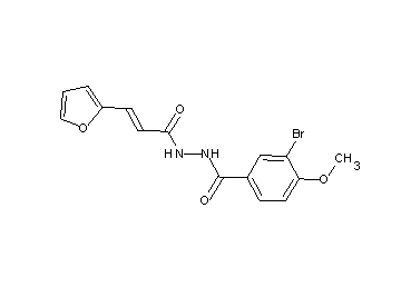 3-bromo-N'-[3-(2-furyl)acryloyl]-4-methoxybenzohydrazide