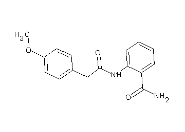 2-{[(4-methoxyphenyl)acetyl]amino}benzamide