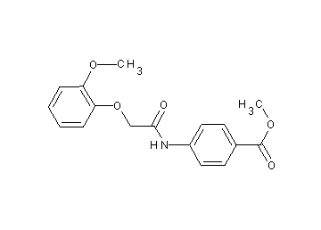 methyl 4-{[(2-methoxyphenoxy)acetyl]amino}benzoate
