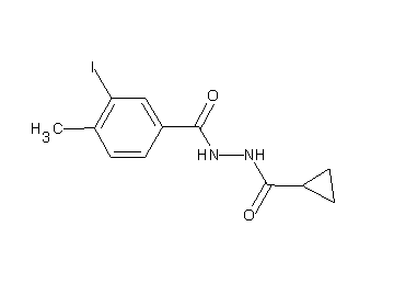 N'-(cyclopropylcarbonyl)-3-iodo-4-methylbenzohydrazide