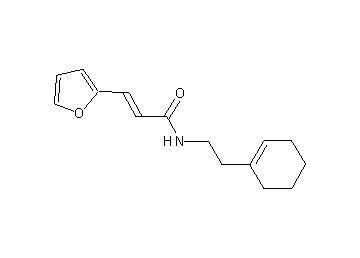 N-[2-(1-cyclohexen-1-yl)ethyl]-3-(2-furyl)acrylamide