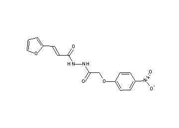 3-(2-furyl)-N'-[(4-nitrophenoxy)acetyl]acrylohydrazide