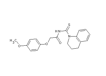 N-(3,4-dihydro-1(2H)-quinolinylcarbonothioyl)-2-(4-methoxyphenoxy)acetamide