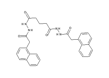 N'1,N'5-bis(1-naphthylacetyl)pentanedihydrazide - Click Image to Close