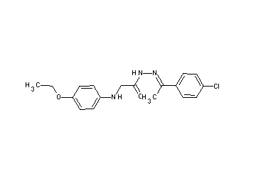 N'-[1-(4-chlorophenyl)ethylidene]-2-[(4-ethoxyphenyl)amino]acetohydrazide (non-preferred name)