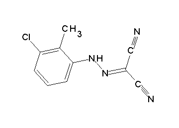 [(3-chloro-2-methylphenyl)hydrazono]malononitrile - Click Image to Close