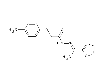 N'-[1-(2-furyl)ethylidene]-2-(4-methylphenoxy)acetohydrazide