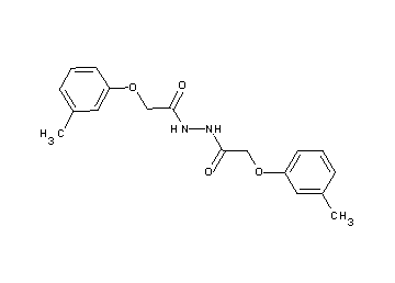 2-(3-methylphenoxy)-N'-[(3-methylphenoxy)acetyl]acetohydrazide (non-preferred name)