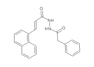 3-(1-naphthyl)-N'-(phenylacetyl)acrylohydrazide