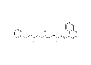 N-benzyl-4-{2-[3-(1-naphthyl)acryloyl]hydrazino}-4-oxobutanamide