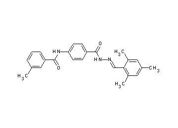 N-(4-{[2-(mesitylmethylene)hydrazino]carbonyl}phenyl)-3-methylbenzamide
