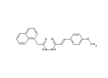 3-(4-methoxyphenyl)-N'-(1-naphthylacetyl)acrylohydrazide