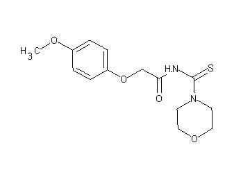 2-(4-methoxyphenoxy)-N-(4-morpholinylcarbonothioyl)acetamide