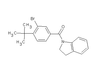 1-(3-bromo-4-tert-butylbenzoyl)indoline