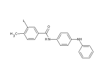 N-(4-anilinophenyl)-3-iodo-4-methylbenzamide