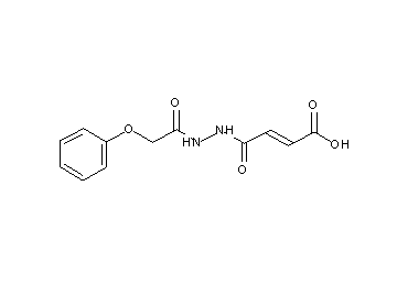 4-oxo-4-[2-(phenoxyacetyl)hydrazino]-2-butenoic acid