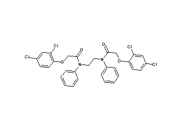N,N'-1,2-ethanediylbis[2-(2,4-dichlorophenoxy)-N-phenylacetamide]