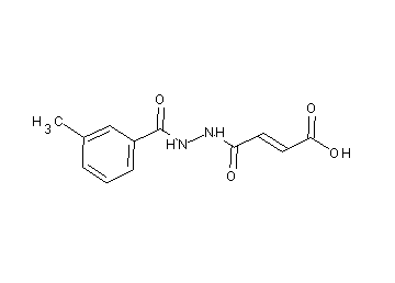 4-[2-(3-methylbenzoyl)hydrazino]-4-oxo-2-butenoic acid