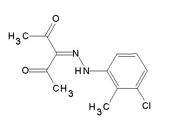 3-[(3-chloro-2-methylphenyl)hydrazono]-2,4-pentanedione