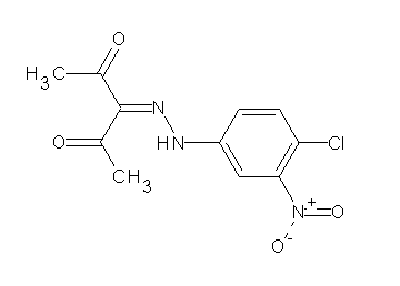 3-[(4-chloro-3-nitrophenyl)hydrazono]-2,4-pentanedione