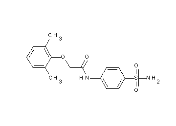 N-[4-(aminosulfonyl)phenyl]-2-(2,6-dimethylphenoxy)acetamide