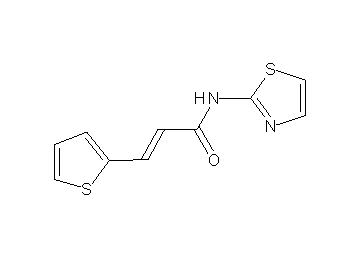 N-1,3-thiazol-2-yl-3-(2-thienyl)acrylamide