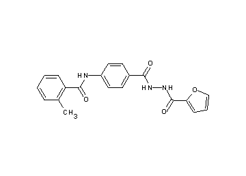 N-(4-{[2-(2-furoyl)hydrazino]carbonyl}phenyl)-2-methylbenzamide