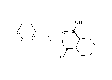 2-{[(2-phenylethyl)amino]carbonyl}cyclohexanecarboxylic acid