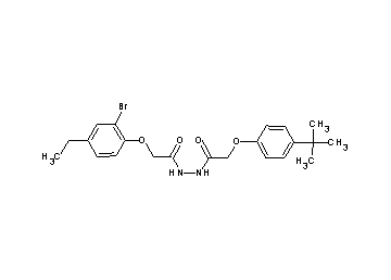 2-(2-bromo-4-ethylphenoxy)-N'-[(4-tert-butylphenoxy)acetyl]acetohydrazide