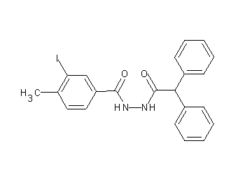 N'-(diphenylacetyl)-3-iodo-4-methylbenzohydrazide