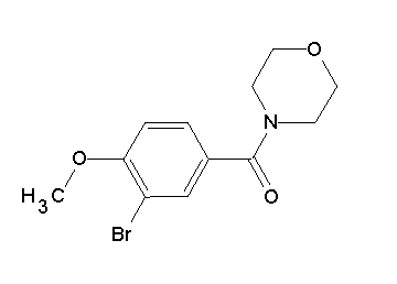 4-(3-bromo-4-methoxybenzoyl)morpholine