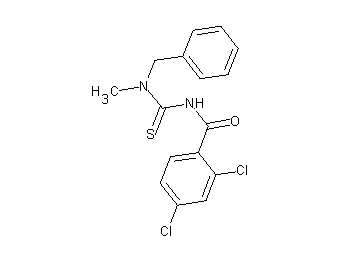 N-{[benzyl(methyl)amino]carbonothioyl}-2,4-dichlorobenzamide - Click Image to Close