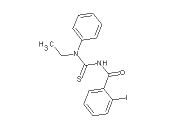 N-{[ethyl(phenyl)amino]carbonothioyl}-2-iodobenzamide