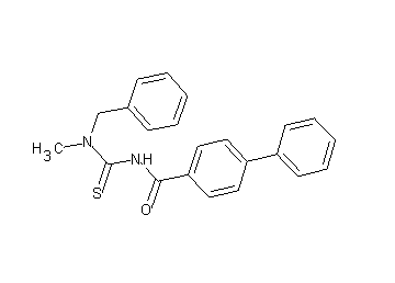 N-{[benzyl(methyl)amino]carbonothioyl}-4-biphenylcarboxamide