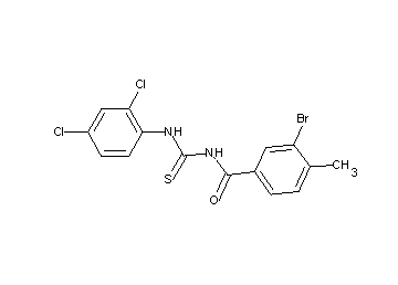 3-bromo-N-{[(2,4-dichlorophenyl)amino]carbonothioyl}-4-methylbenzamide