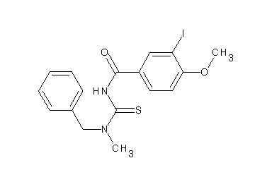 N-{[benzyl(methyl)amino]carbonothioyl}-3-iodo-4-methoxybenzamide