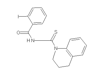 N-(3,4-dihydro-1(2H)-quinolinylcarbonothioyl)-2-iodobenzamide