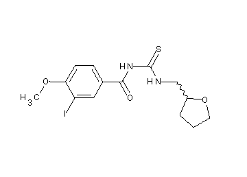 3-iodo-4-methoxy-N-{[(tetrahydro-2-furanylmethyl)amino]carbonothioyl}benzamide - Click Image to Close
