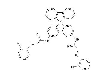 N,N'-[9H-fluorene-9,9-diylbis(4,1-phenylene)]bis[2-(2-chlorophenoxy)acetamide] - Click Image to Close