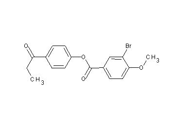 4-propionylphenyl 3-bromo-4-methoxybenzoate - Click Image to Close