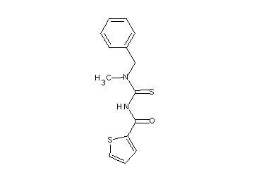 N-{[benzyl(methyl)amino]carbonothioyl}-2-thiophenecarboxamide - Click Image to Close