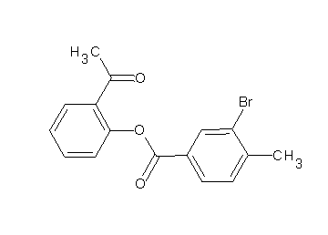 2-acetylphenyl 3-bromo-4-methylbenzoate