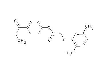 4-propionylphenyl (2,5-dimethylphenoxy)acetate - Click Image to Close