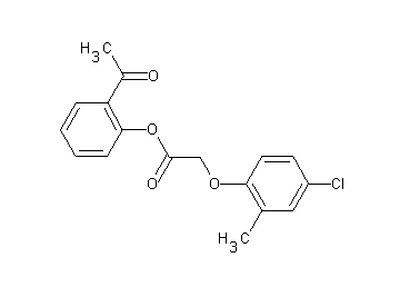 2-acetylphenyl (4-chloro-2-methylphenoxy)acetate